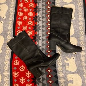 Timberland Earthkeepers Black Rudston
Waterproof Leather Heeled Boots, Size 10